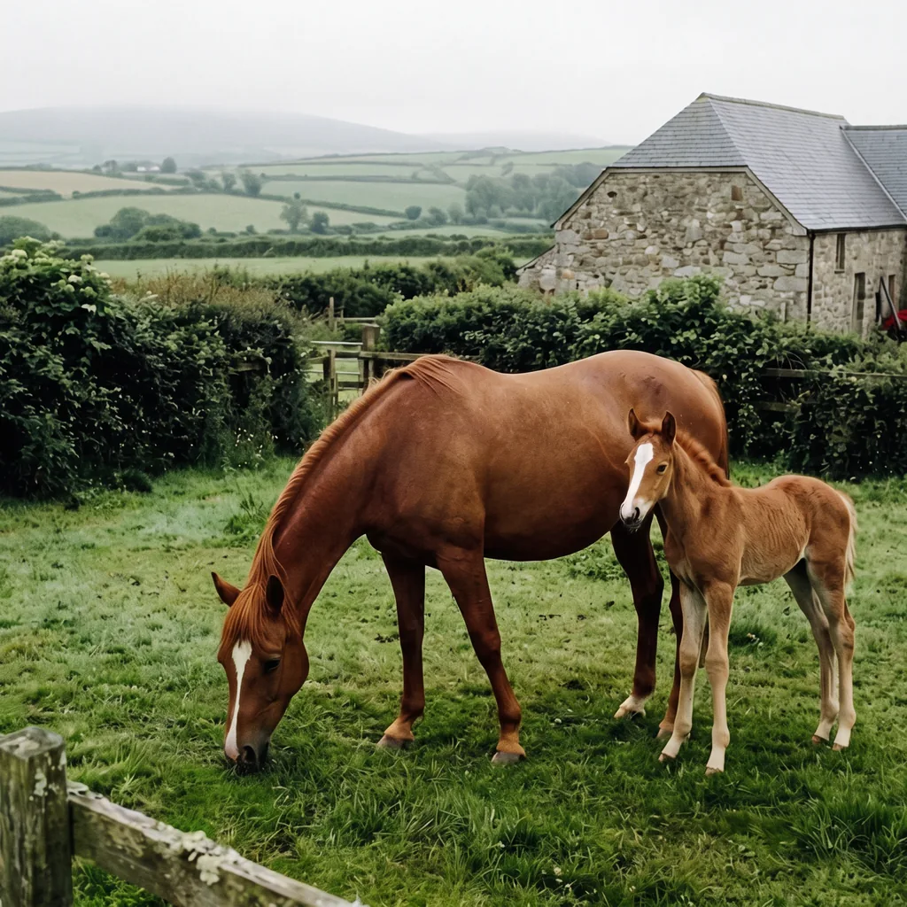 Élevage de chevaux au Les écuries de Pérignat, Larodde